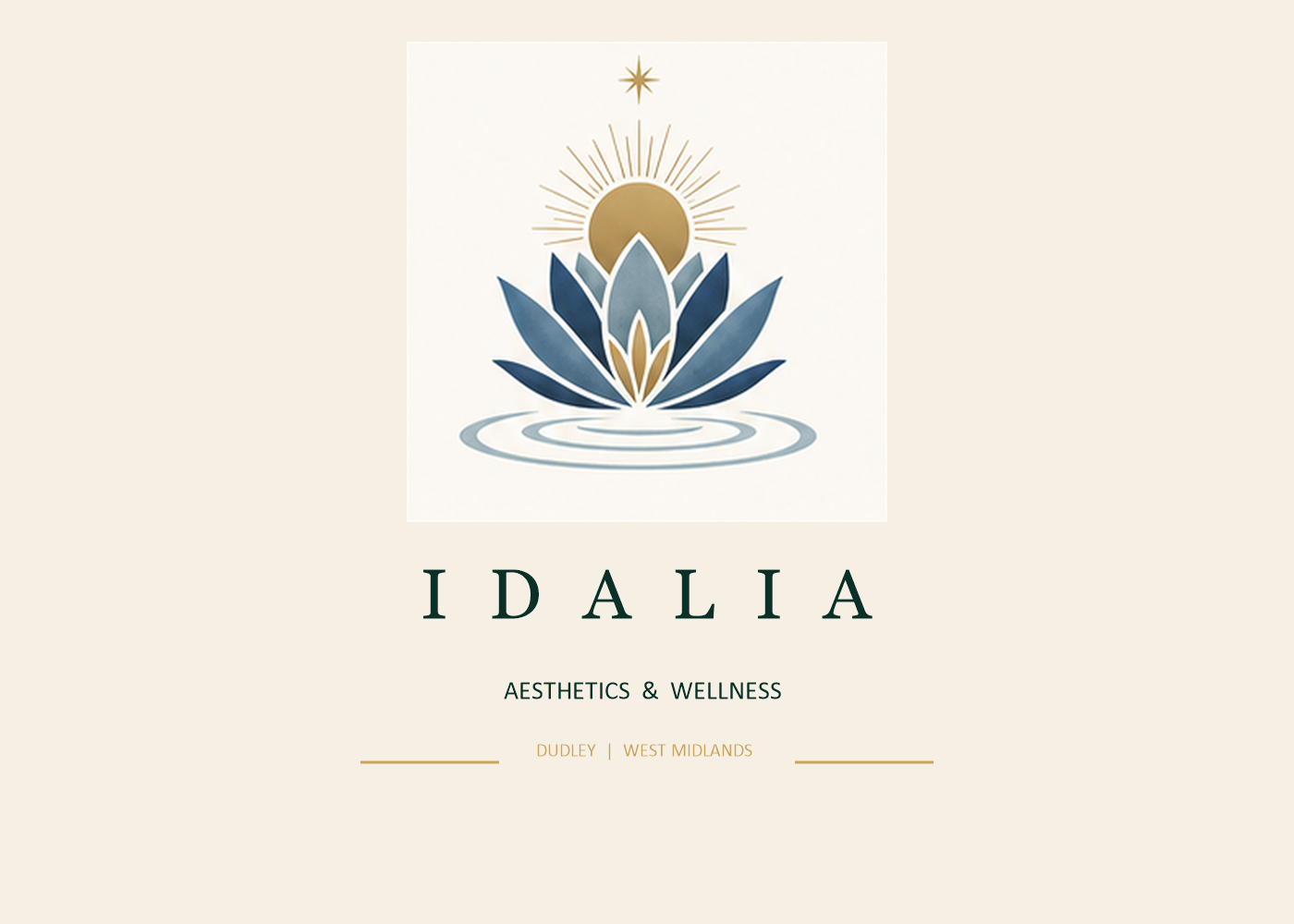 Idalia flower, Cypriot sun and sea-ripple identity